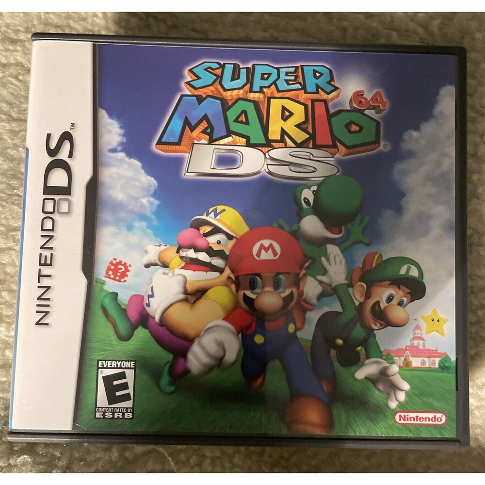Case Only NO GAME Super Mario Nintendo 64DS - DS Authentic 2004/